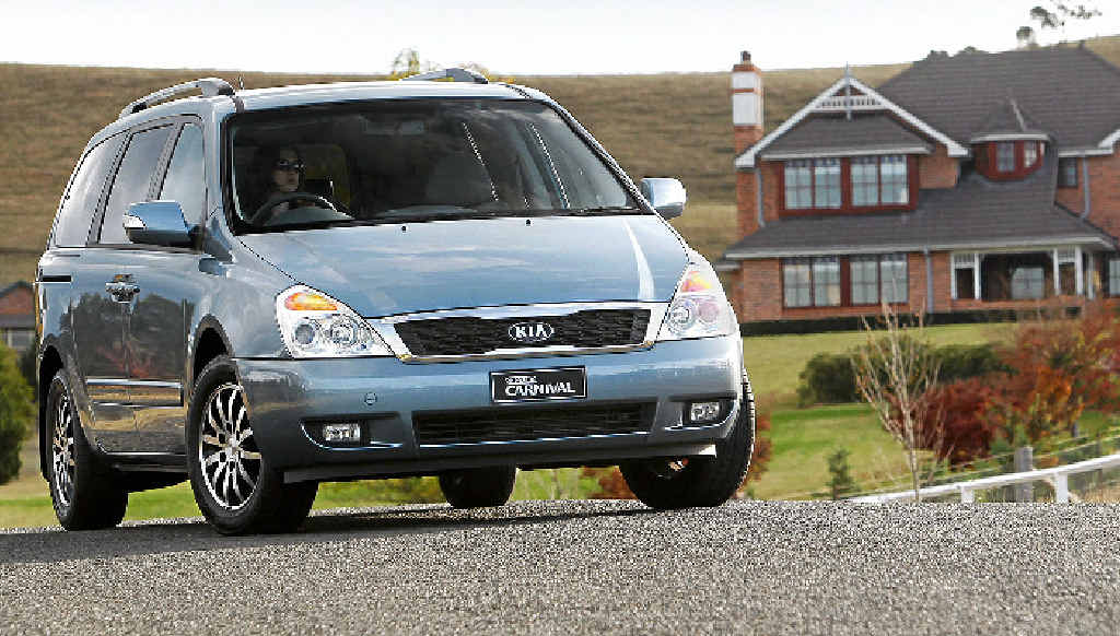 The Kia Grand Carnival. The Kia Grand Carnival.